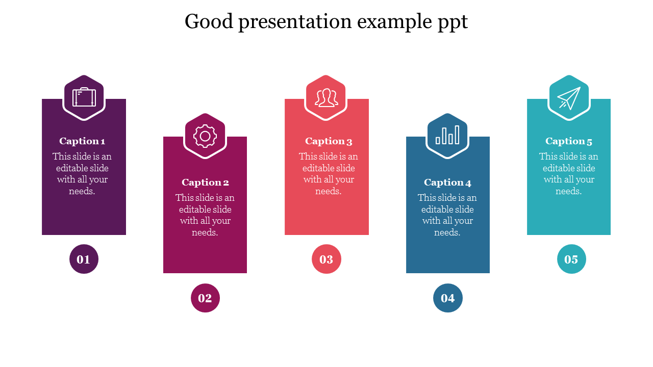 a good example of a presentation